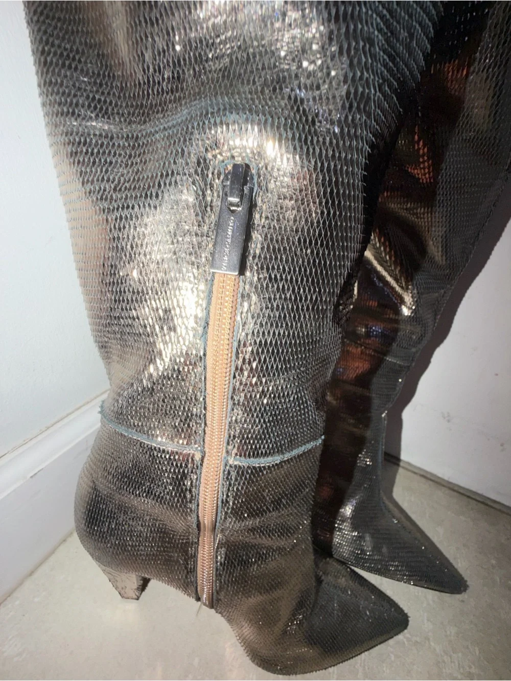 Vince Camuto shiny metallic